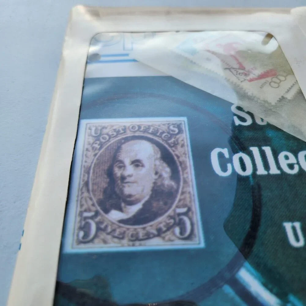 New Sports Stamp Collecting Kit Stamps Album book VINTAGE from the USPS United S